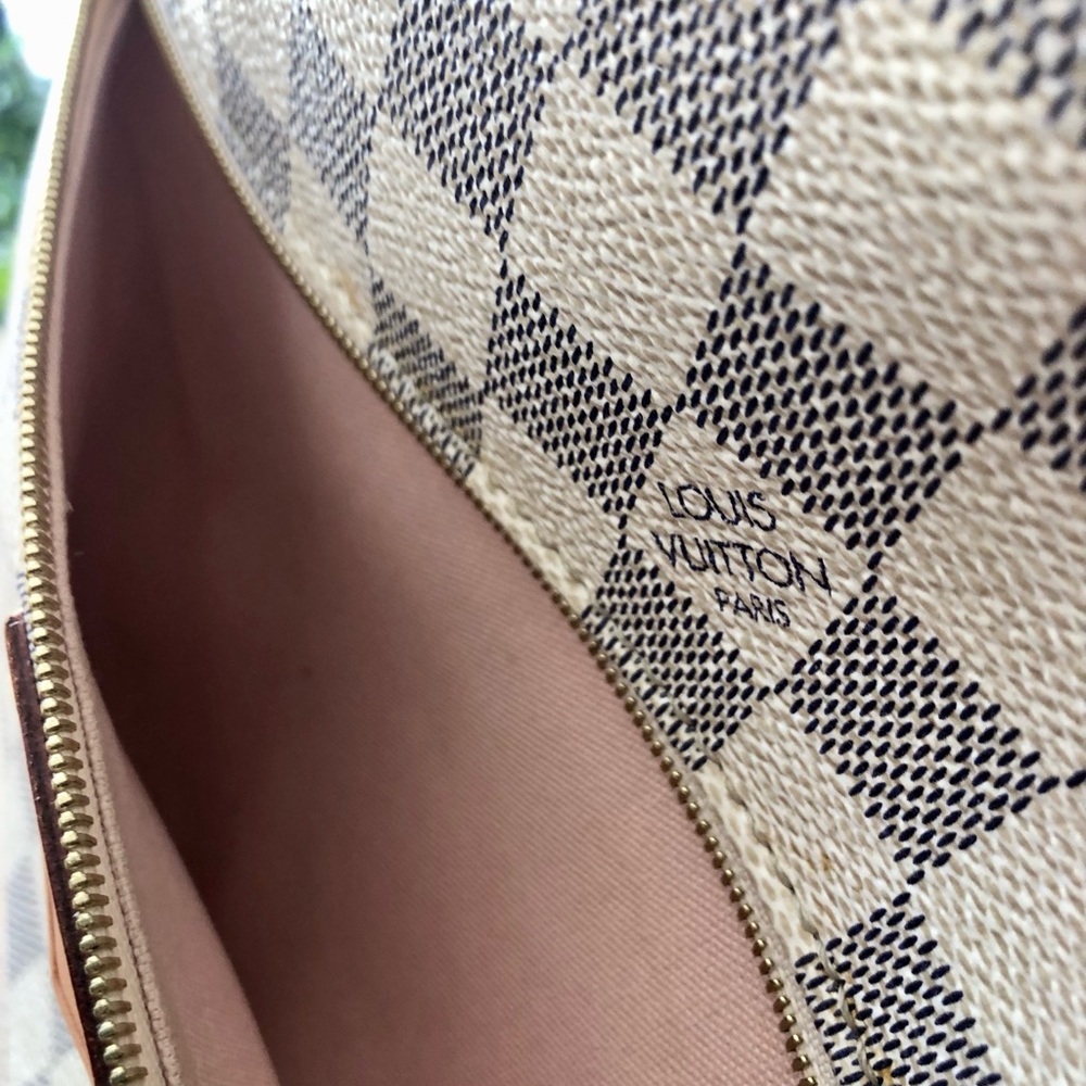 💯 Authentic Louis Vuitton Damier Azur lena MM - Picture 2 of 11